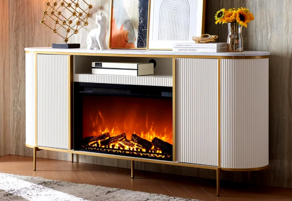 electric fireplace corner tv stand